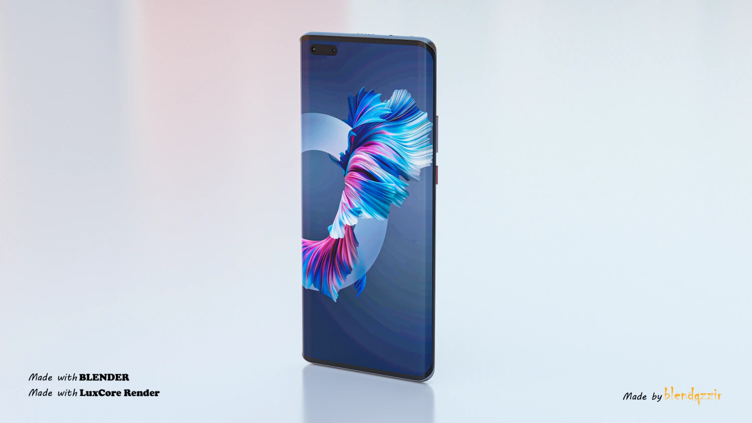 huawei mate 40 rs 5g 3D Model .c4d .max .obj .3ds .fbx .stl .blend