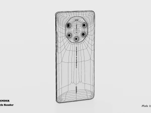 huawei mate 40 rs 5g 3D Model