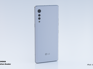 lg velvet 5g Modello 3D