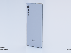 lg velvet 5g Modello 3D