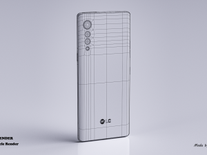 lg velvet 5g Modello 3D