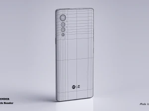 lg velvet 5g 3D Model
