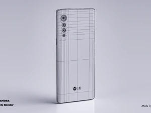 lg velvet 5g 3D Model