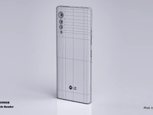 lg velvet 5g 3D Model