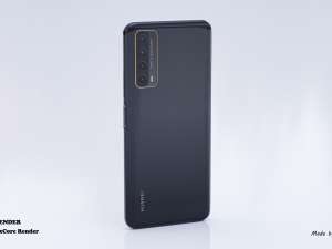 huawei p smart 2021 3D-Modell