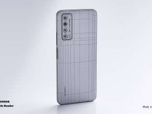 huawei p smart 2021 3D-Modell