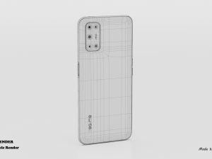 realme 7 5g Modello 3D