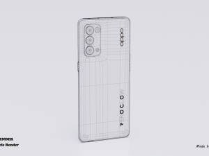 oppo reno 5 pro 5g 3D Model