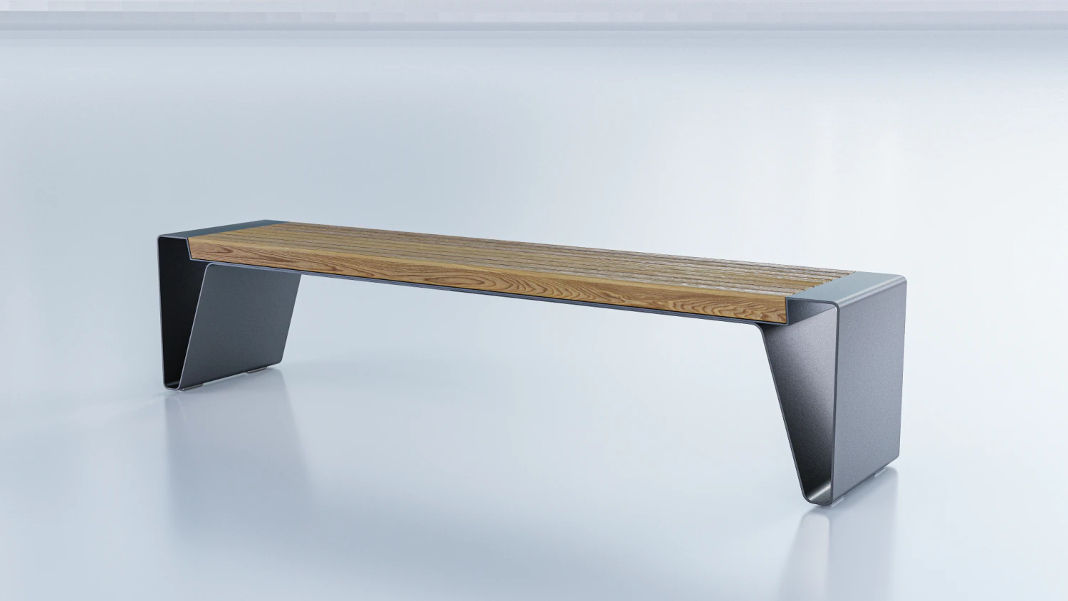 park modern bench radium 3D Model .c4d .max .obj .3ds .fbx .stl .blend