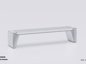 park modern bench radium Model 3D
