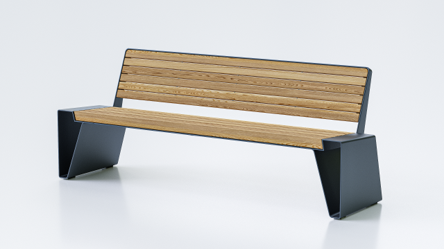 park modern bench radium lra 3D मॉडल .c4d .max .obj .3ds .fbx .stl .blend 