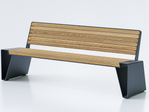 park modern bench radium lra 3Dモデル