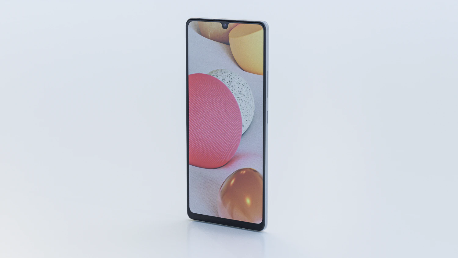 samsung galaxy a42 5g 3D Model .c4d .max .obj .3ds .fbx .stl .blend