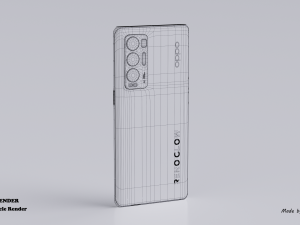 oppo reno 5 pro plus 5g Modello 3D