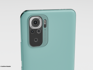 xiaomi redmi note 10 3Dモデル