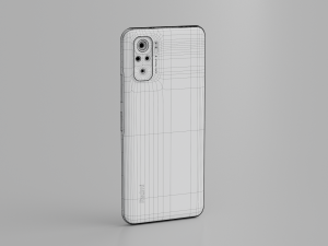 xiaomi redmi note 10 3Dモデル