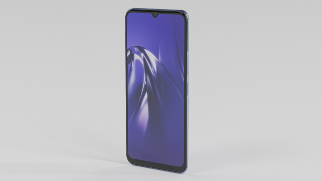 vivo y72 5g 3D Model .c4d .max .obj .3ds .fbx .stl .blend 