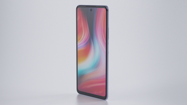infinix note 10 pro 5g 3D Model .c4d .max .obj .3ds .fbx .stl .blend 