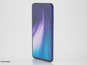 xiaomi redmi note 8 2021 3D Model