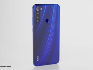 xiaomi redmi note 8 2021 3D Model