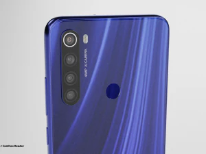xiaomi redmi note 8 2021 3D Model