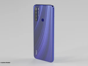 xiaomi redmi note 8 2021 3D Model