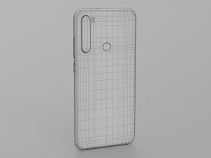 xiaomi redmi note 8 2021 3D Model
