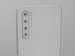 xiaomi redmi note 8 2021 3D Model
