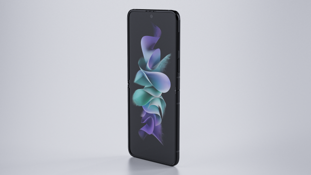 samsung galaxy flip 3 5g 3D Model .c4d .max .obj .3ds .fbx .stl .blend 