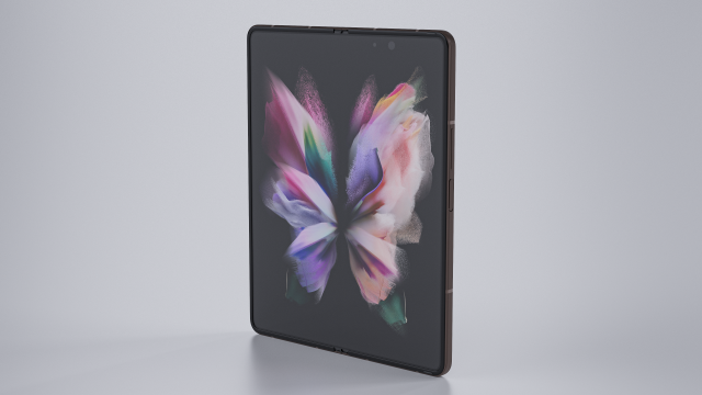samsung galaxy z fold 3 5g Modelo 3D .c4d .max .obj .3ds .fbx .stl .blend