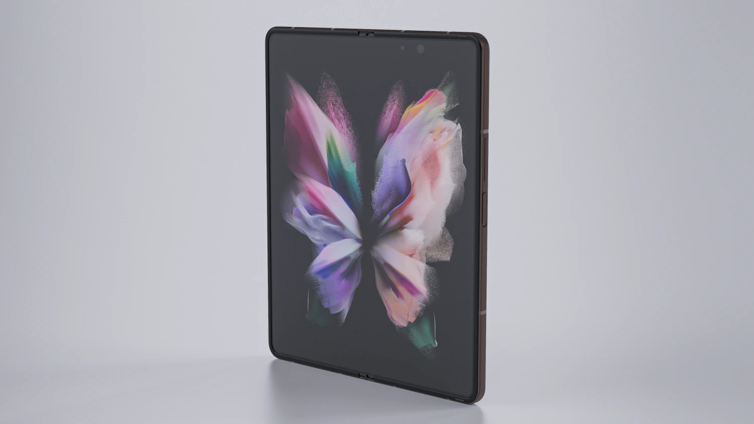 samsung galaxy z fold 3 5g 3D Model .c4d .max .obj .3ds .fbx .stl .blend 