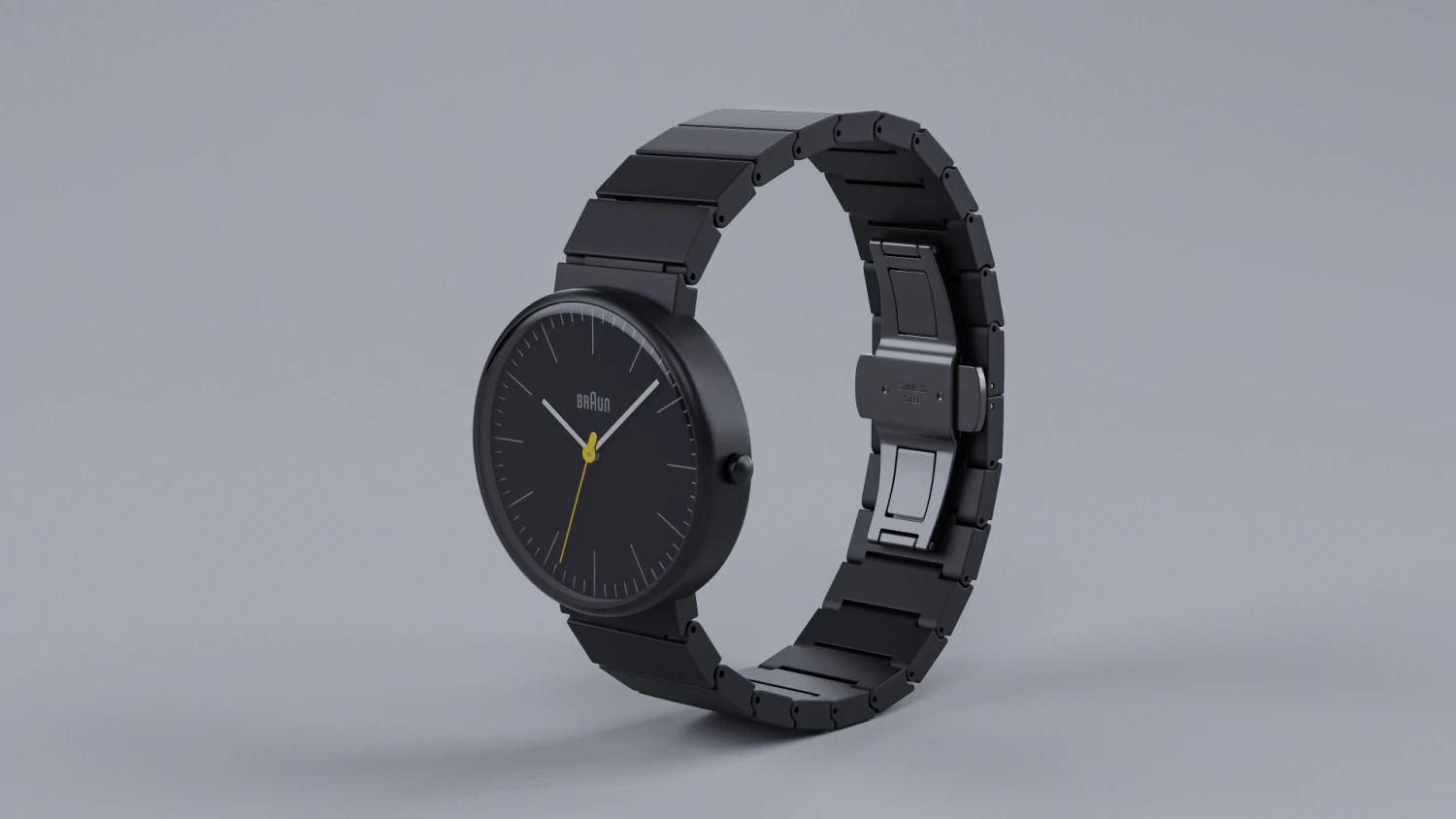 braun bn0171 classic watch 3D Model .c4d .max .obj .3ds .fbx .stl .blend