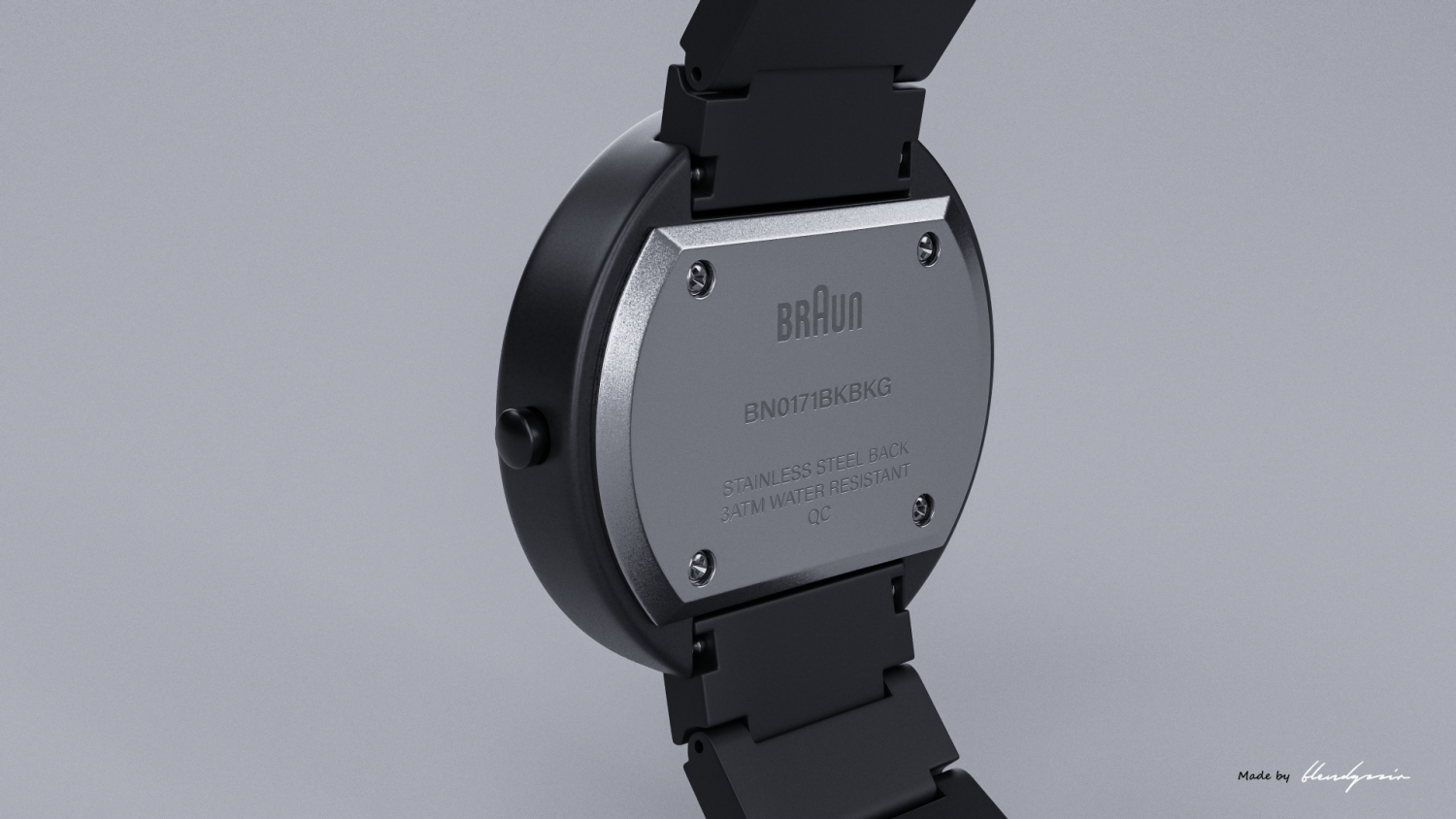 braun bn0171 classic watch 3D Modell in Apparate 3DExport