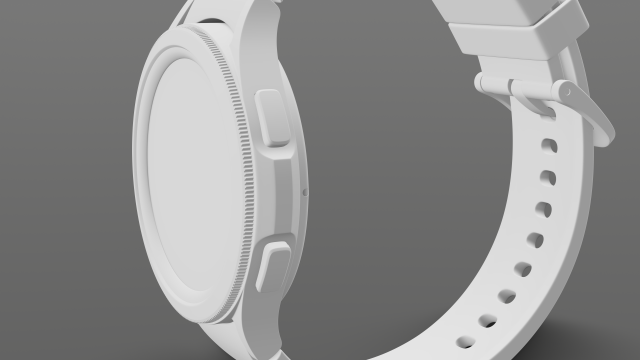 Samsung Galaxy Watch 4 Classic Black 3D model - Download