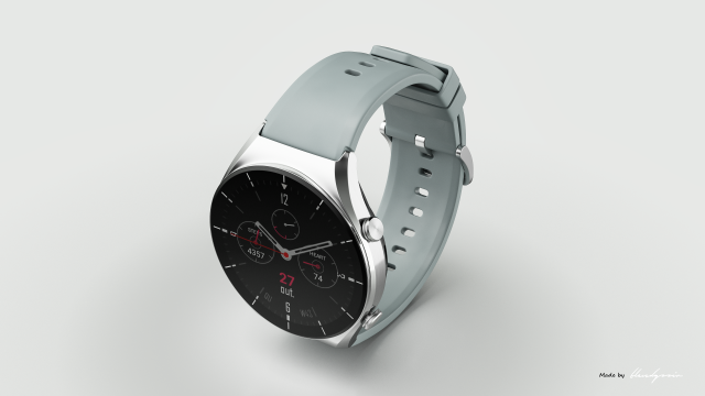 Xiaomi Mi Watch Silver Modelo 3D - Descargar Electrónica on