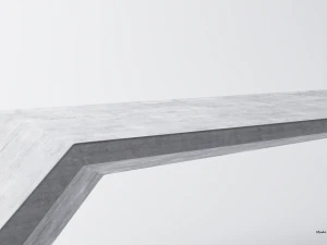park modern bench wing 3D Model