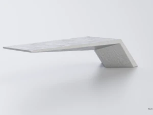 park modern bench wing 3D Model