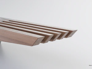 park modern bench wing 3D Model