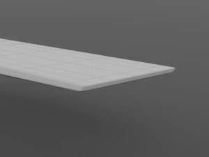 park modern bench wing 3D Model
