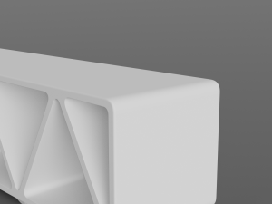 park modern bench construqta concrete 3D Modell