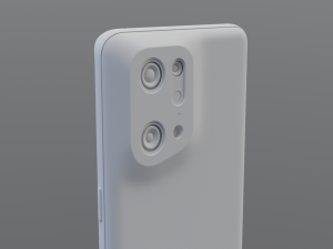 OPPO FIND X5 PRO 2022 3D 模型