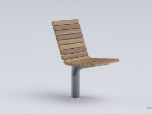 PARK MODERN BENCH MMCITE VLTAU Model 3D