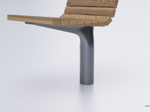 PARK MODERN BENCH MMCITE VLTAU Model 3D