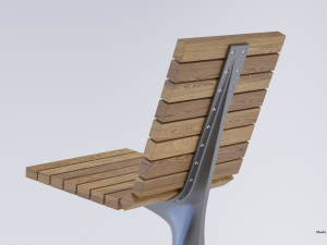 PARK MODERN BENCH MMCITE VLTAU Model 3D