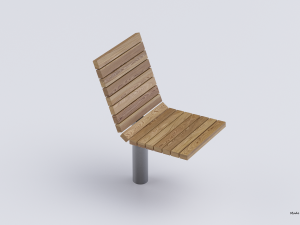 PARK MODERN BENCH MMCITE VLTAU Model 3D