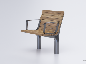 PARK MODERN BENCH MMCITE VLTAU Model 3D