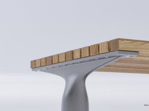 PARK MODERN BENCH MMCITE VLTAU Model 3D