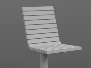 PARK MODERN BENCH MMCITE VLTAU Model 3D
