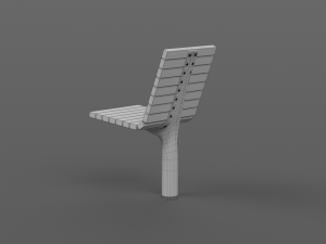 PARK MODERN BENCH MMCITE VLTAU Model 3D