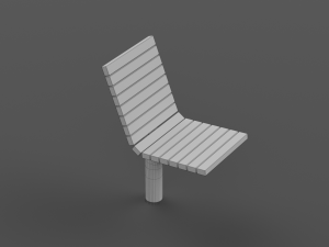 PARK MODERN BENCH MMCITE VLTAU Model 3D
